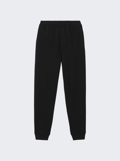 Burberry Prorsum Logo-patch Track Trousers In Black