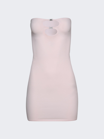 alexander wang cut out dress Alexander Wang Cami Dress with Lace Embroidered Side Cut Out