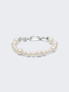 MAOR REIDAK BRACELET IN SILVER WITH WHITE PEARLS