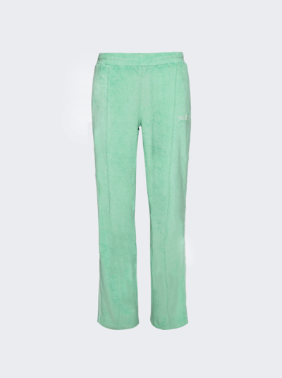Sporty And Rich Rizzoli Tennis Terry Track Pant In Washed Kelly And White