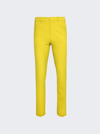 BOTTER SLIM FIT TROUSERS WITH ZIPPED HEM LIME