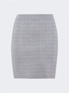 Givenchy 4g Lurex Knit Miniskirt