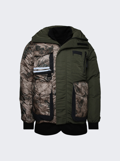 Canada Goose X Feng Chen Wang Langham Down Jacket In Timberline Green