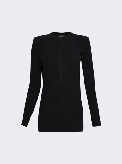 Wardrobe.nyc Women's Patch-pocket Knit Cardigan In Black