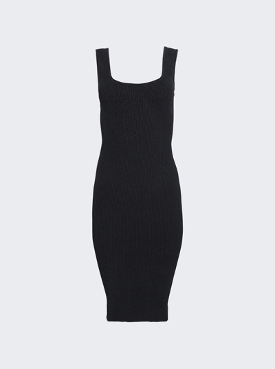 Wardrobe.nyc Knit Midi Dress In Black