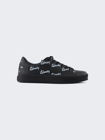 Givenchy City Sport Lace-up Sneaker Black And White