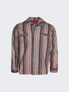 THE ELDER STATESMAN LEISURE STIPE SHIRT