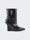 GIVENCHY G LOCK WEDGE LOW BOOTS BLACK