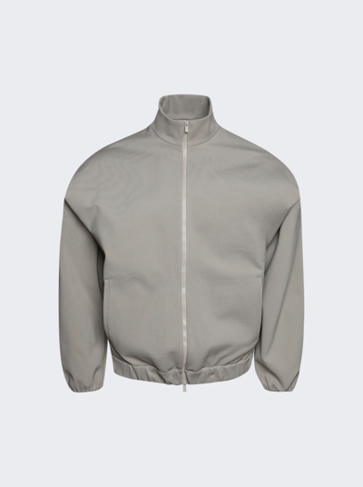 Fear Of God Eternal Nylon Track Jacket In Dusty Concrete