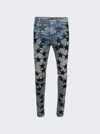 AMIRI CHEMIST LEATHER STARS JEAN