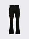 Amiri Black M65 Cargo Jeans In Black Od-14 oz Itali