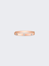 Anita Ko Oval Bracelet With Three Round Diamonds In 18k Rose Gold