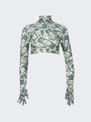 VETEMENTS MILLION DOLLAR CROPPED STYLING TOP WITH GLOVES