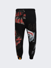 44 Label Group Graphic-print Track Pants In Black