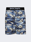PALM ANGELS SHARKS EASY SHORTS