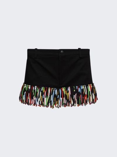 Pucci Gabardine Shorts In Black