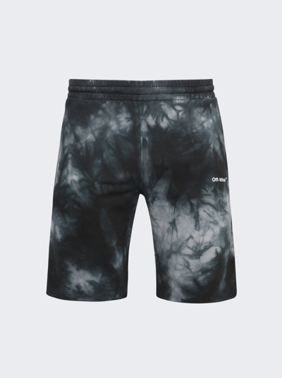 Off-white Diagonal Tie Dye Sweatshorts