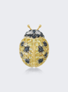 MIO HARUTAKA YELLOW SAPPHIRE LADYBIRD SINGLE EARRING