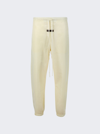 Essentials Off-white Drawstring Track Pants In Canary Yellow