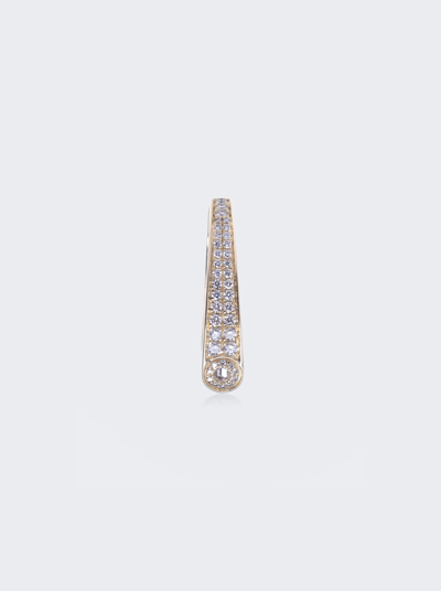 Rainbow K Grace Nano Pavã© Earring In 14k Yellow Gold, White Diamonds