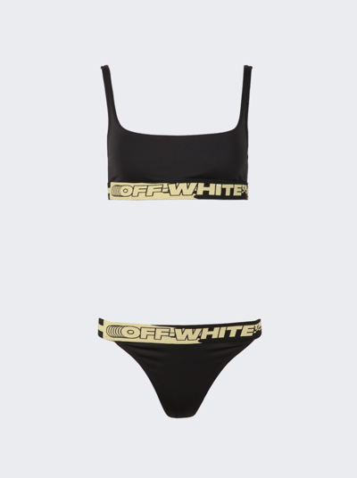 Off-white Logo Band Bikini In Black