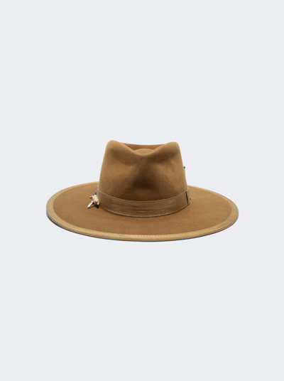 Nick Fouquet Disfarmer Fedora Hat In Brown