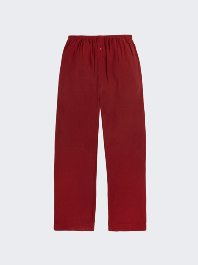 Gallery Dept. Chateau Josue Pajama Sweatpants In Burgundy