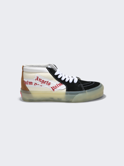 Vans X Palm Angels Sk8 Mid Lx Sneakers In Black