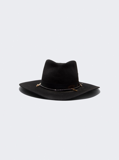 Nick Fouquet Avedon Fedora Hat In Black