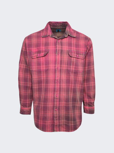 Notsonormal Reflect Flannel In Neon Pink
