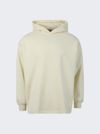 Essentials Beige Relaxed Hoodie In Canary