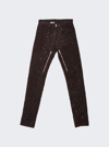 GIVENCHY ZIPPED SLIM FIT DENIM TROUSERS