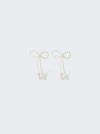 SOPHIE BILLE BRAHE GRANDE ROSETTE DE PEARLS LARGE BOW EARRINGS