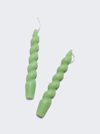 Ririku Wave Candle In Seafoam