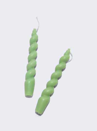 Ririku Wave Candle In Seafoam