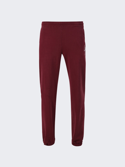 Local Authority La Slash Fleece Pant In Red