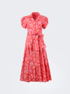 Lhd The Glades Dress In Pink Clementine