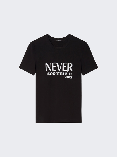 Versace "never Too Much" Corset T-shirt In Default Title