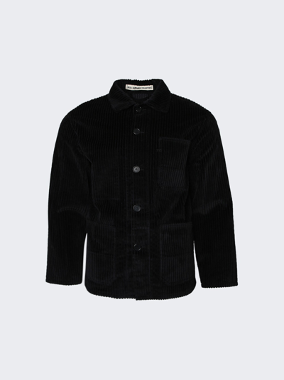 Meta Campania Collective Unlined Exaggerated Corduroy Workwear Jacket In Black