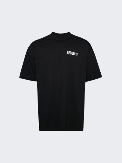 VETEMENTS SECURITE T-SHIRT