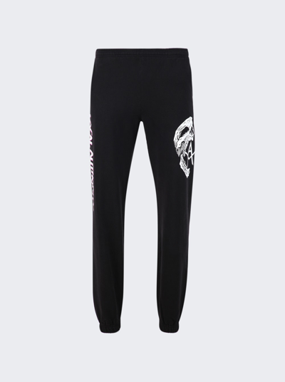 Local Authority Skull Tour  Fleece Pant In Black