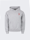 Local Authority La Slash Hooded Fleece In Grey