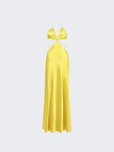 Cult Gaia Colette Gown In Yellow