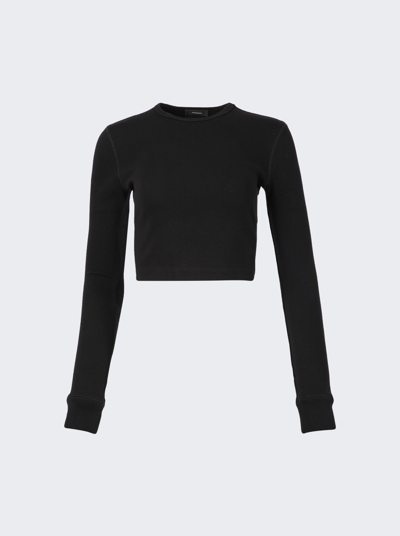 WARDROBE.NYC X HAILEY BIEBER LONG SLEEVE TEE BLACK