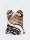 NATASHA ZINKO MULTICOLOUR TOP CAMISOLE