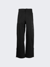 Zegna Toggle-cuff Straight-leg Trousers In Black