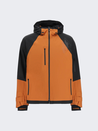 Zegna #usetheexistingâ¢ 3-layer Soft Shell Hooded Jacket Orange