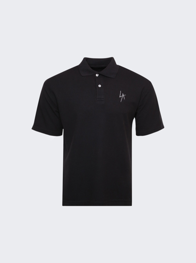 Local Authority La Slash Polo Shirt In Black