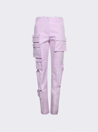 Off-white Co Multipocket Cargo Pant In Lilac