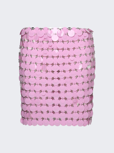 Rabanne Disc Skirt In Pink